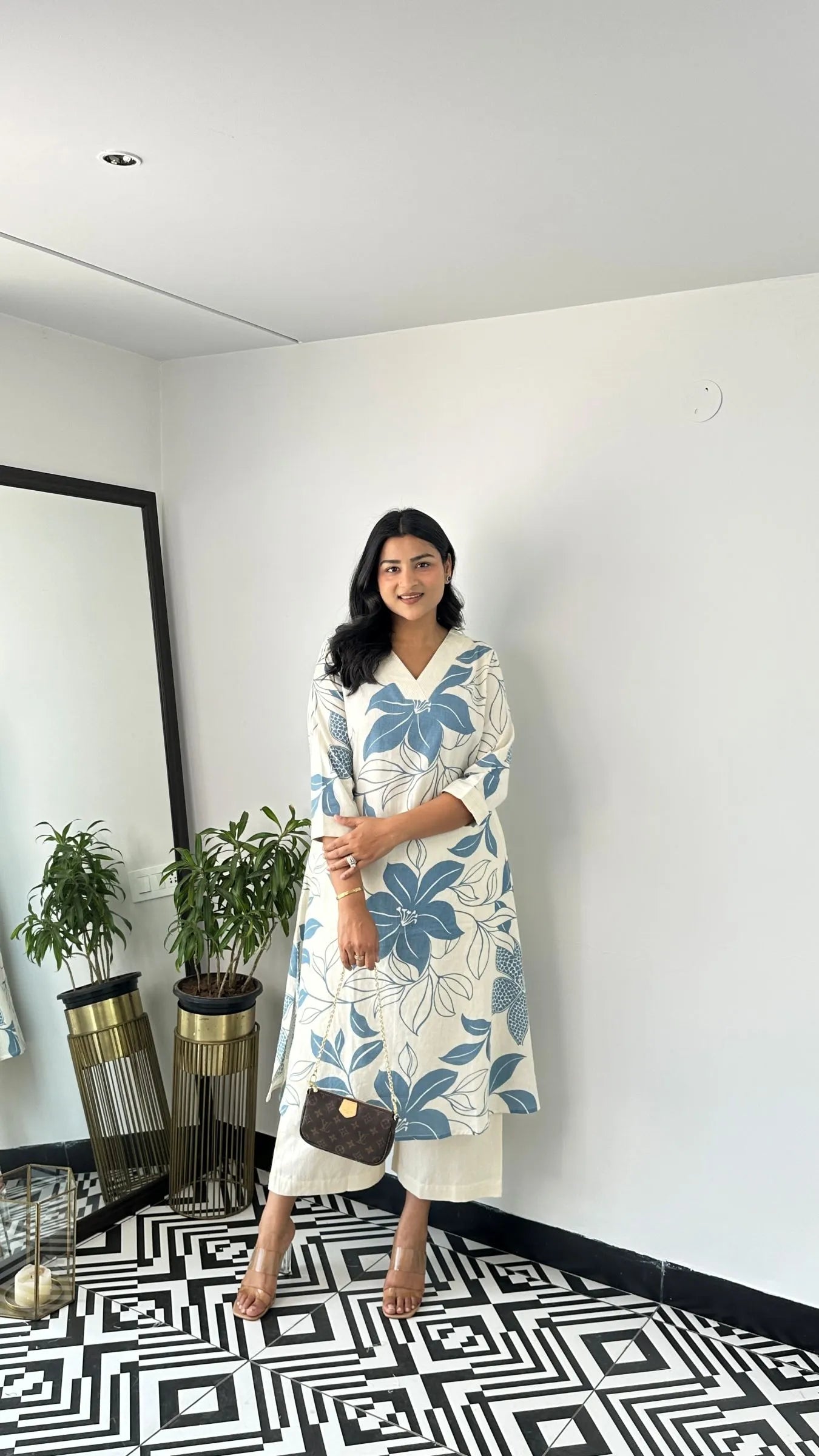 Stera Blue Kurta Pant Set