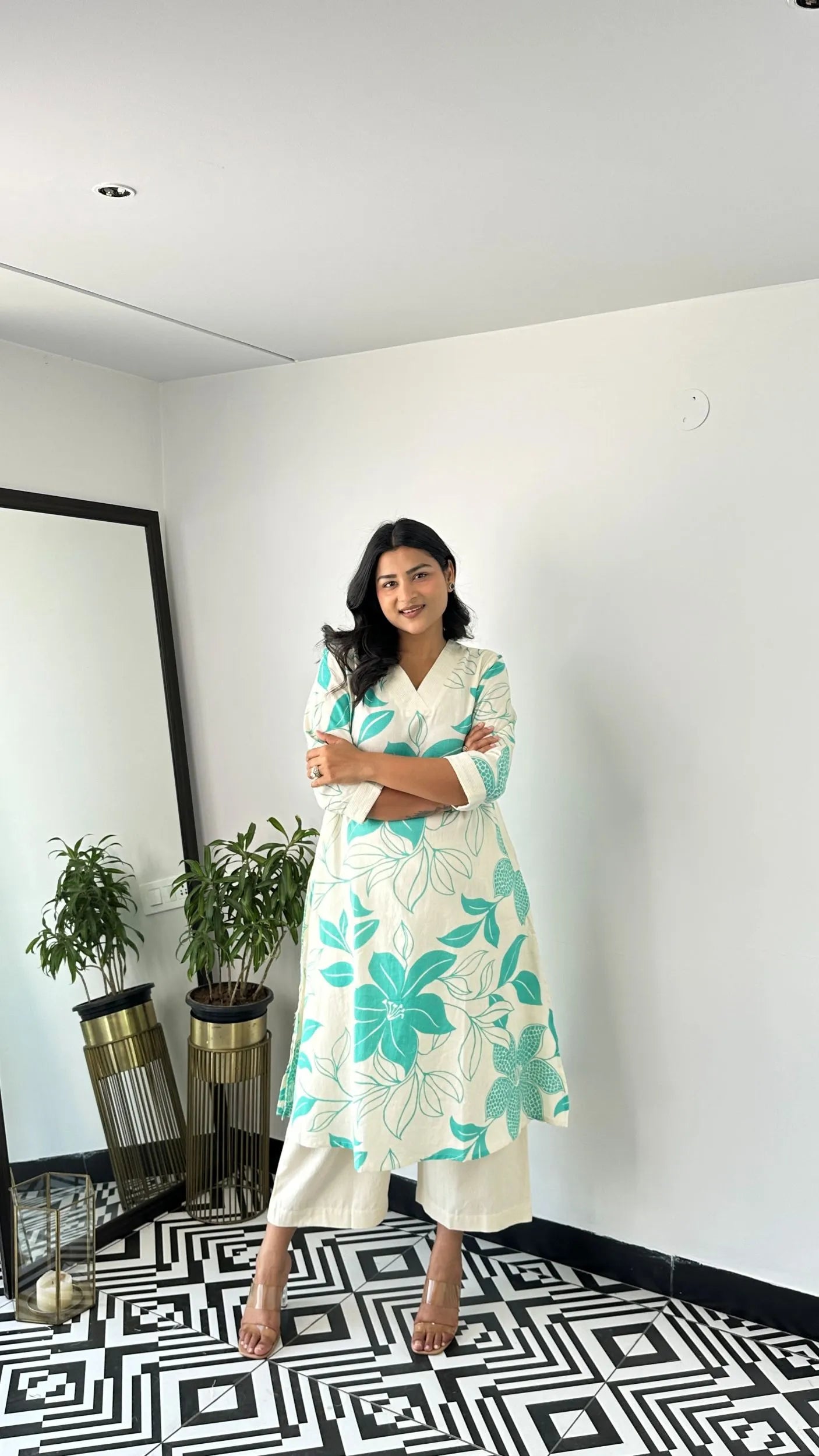 Stera Turquoise Kurta Pants