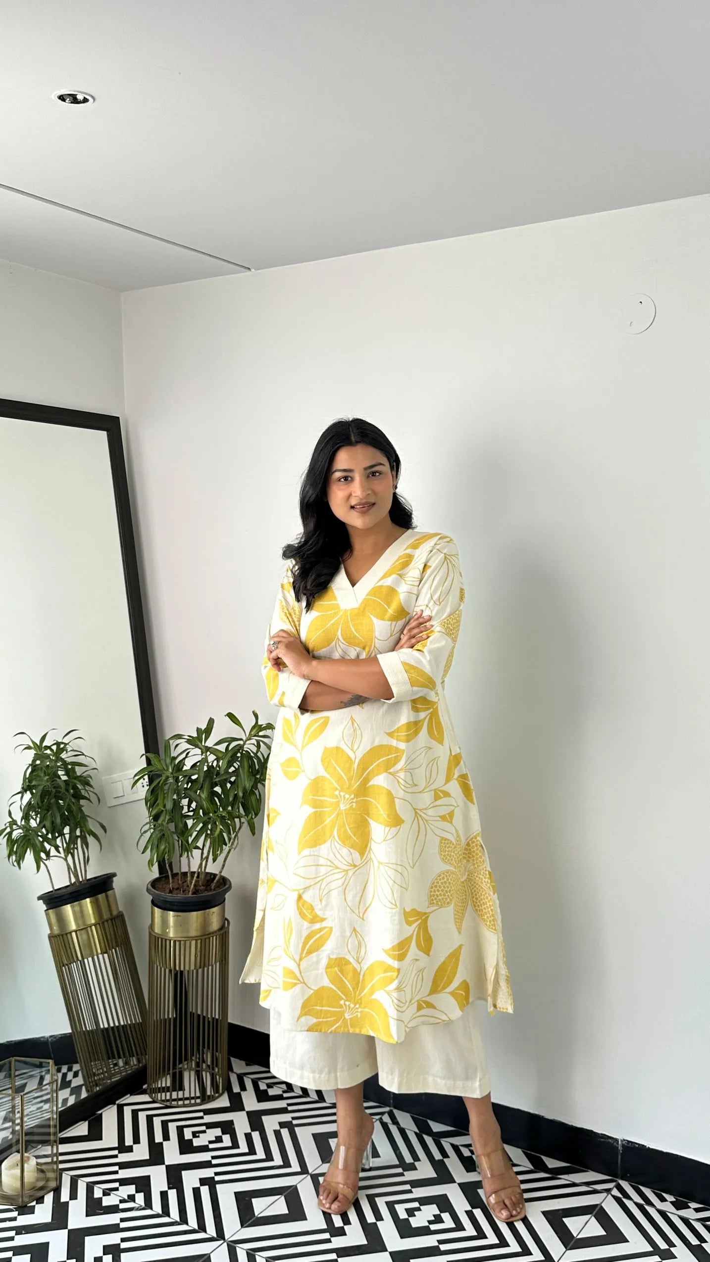 Stera Yellow Kurta Pants